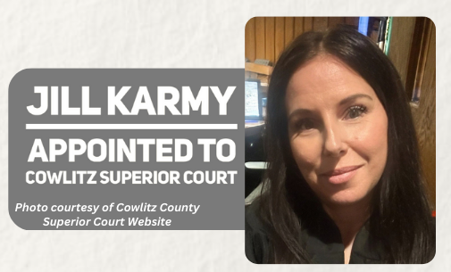 Cowlitz County ~ On September 18, 2025, Governor Bob Ferguson announced the appointment of then Cowlitz County Superior Court Commissioner Jill Karmy to the position of Cowlitz County Superior Court Judge.